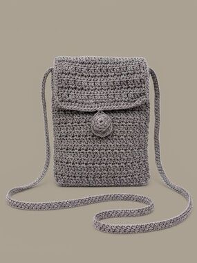 Handcrafted Crochet Crossbody Bag * Christian Livingston *